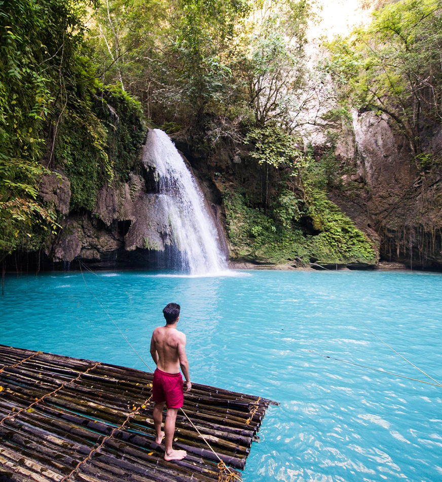 Canyoneering in Kawasan Falls