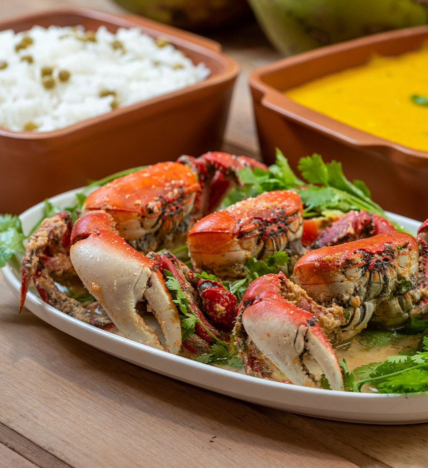 Enjoy Fresh Coconut Crab & Seafood
